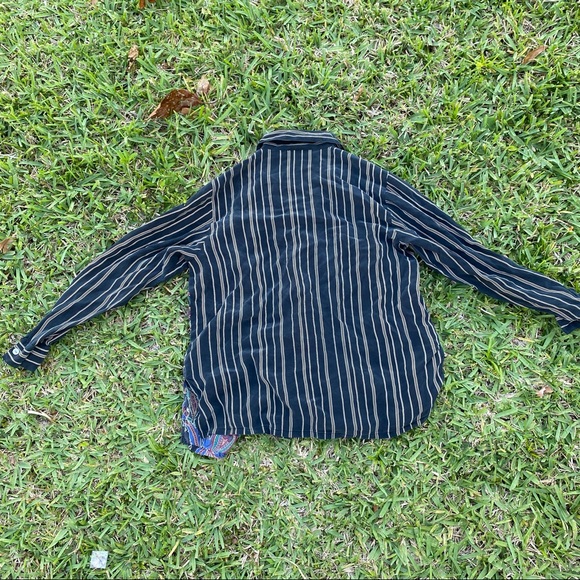 Multi-pattern button down shirt - Picture 4 of 4